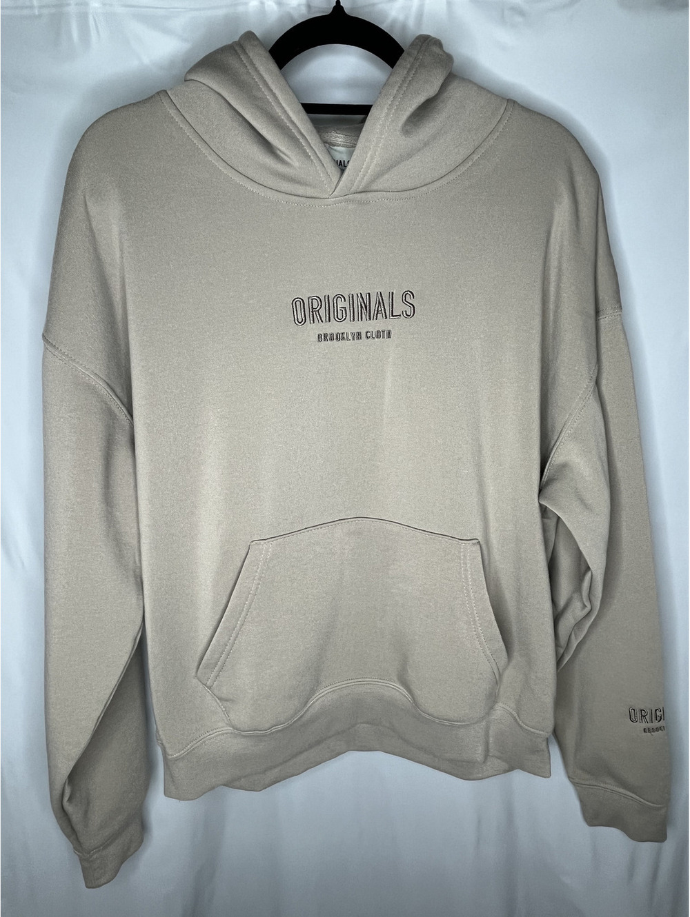 NWT Originals Brooklyn Cloth Men's Pumice Stone Hoodie Size Small